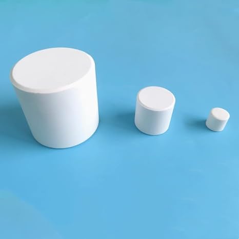 2pcs Solid Alumina Ceramic Cylinder,Insulating, Wear-Resistant &High-Temperature-Resistant Ceramic Rod (40X40 mm)