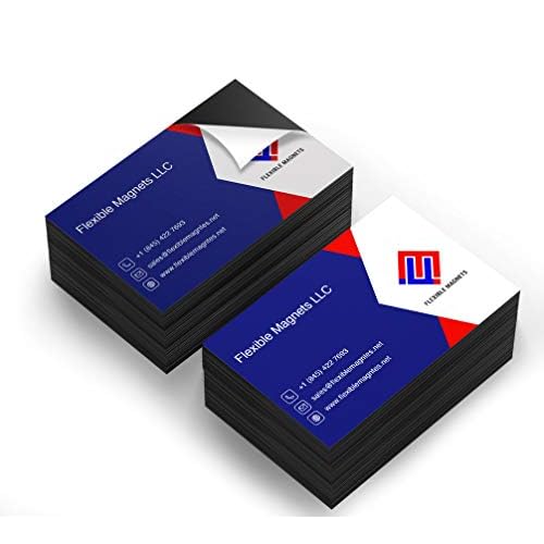Self Adhesive Magnetic Mount for Business Card Magnets & Save The Date Cards- Peel n Stick Backs - 20 mil 10
