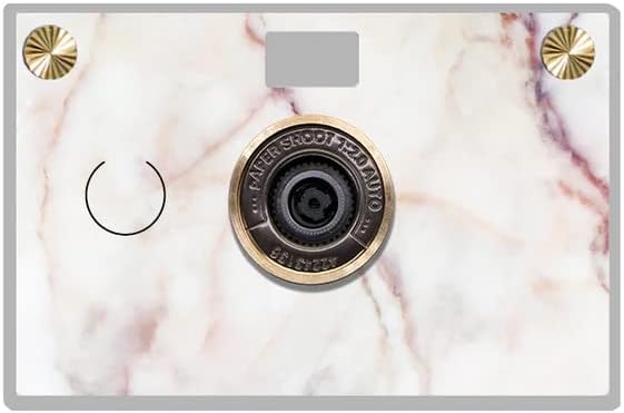 Paper Shoot Camera Eco-Friendly Digital Vintage Taking Old School Film Style Photos Digital Camera That Looks Like Film PaperShoot Camera Bianco Rose