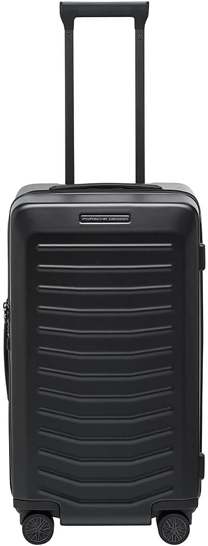 Bric's PORSCHE DESIGN 26 Inch Spinner Trunk - Hardside Luggage - 25.5" H x 15" W x 13.4" D Volume - Travel Suitcase with Wheels - Roadster Collection - Black Matte