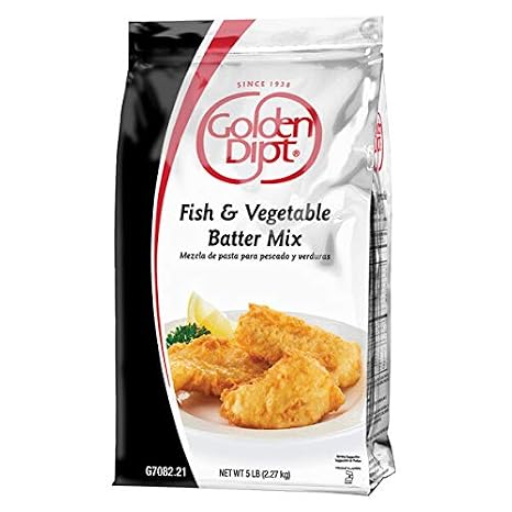 Golden Dipt Fish & Vegetable Batter Mix, 5 Lb.