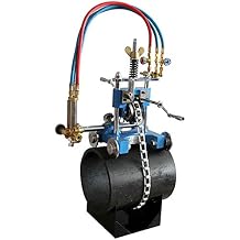 TECHTONGDA Manual Pipe Gas Cutting Machine Track Torch Burner Pipe Beveling Machine Acetylene Propane Cutting Torch