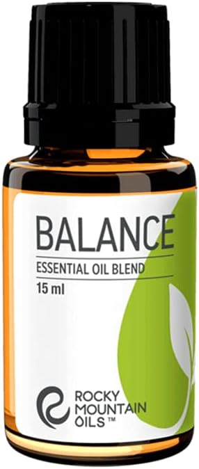 Rocky Mountain Oils Balance Essential Oil Blend 15ml - Pure Aromatherapy Diffuser Oil | Lavender, Lemon, Orange & More | Ideal for Relaxation and Meditation | Perfect for Diffusers and DIY Products