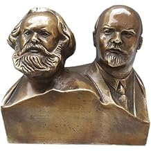 Sculpture Handmade Statue Marx Lenin Bust Bronze Statue Statuette Bronze Crafts Decoration