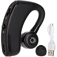 Yosoo Health Gear V9 Wireless Bluetooth Earphone, Bluetooth Handsfree Earpiece Single Ear Hook Headset, Bluetooth Earpiece for Driing for Sports, Driving, Business, Bluetooth V4.2 Earphone