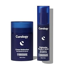 Curology Brighten & Moisturize Skin Care Set, 10% Vitamin C Serum and Cream Moisturizer with Hyaluronic Acid