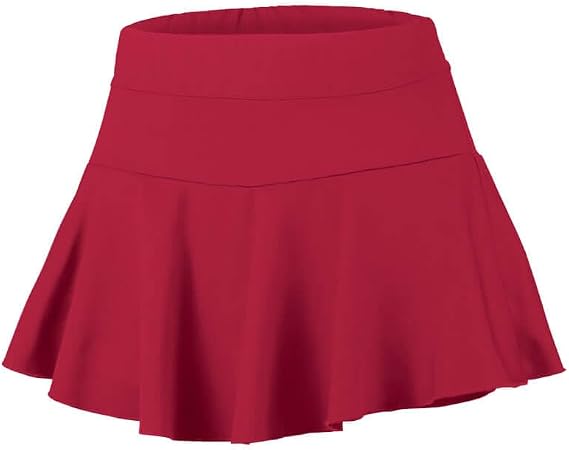 Ion Cheer Athletic Flutter Skort | Casual High Waisted Skirt for Cheer, Tennis, and Sports