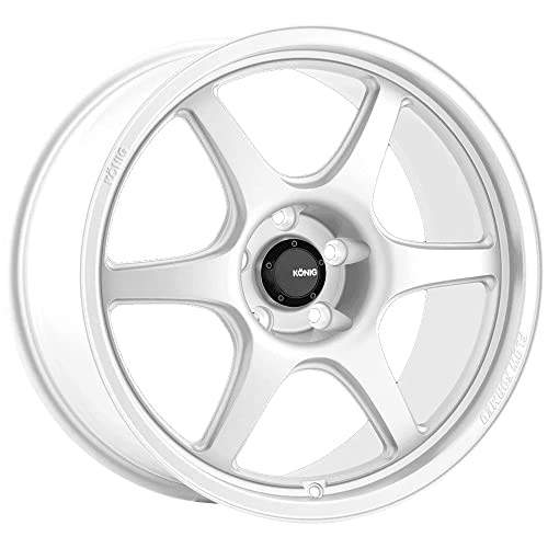 Konig - Hexaform 18X8.5 5X114.3 ET43 Gloss White Flow Formed KIGHF8851443W