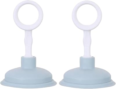 1Pc Blue Sink Plunger,Bathroom Small Drain Plunger Portable Kitchen Sink Drain Suction Cup Liquid Plumber Clog Remover Easy To Unclog,Drain Cleaning Equipment