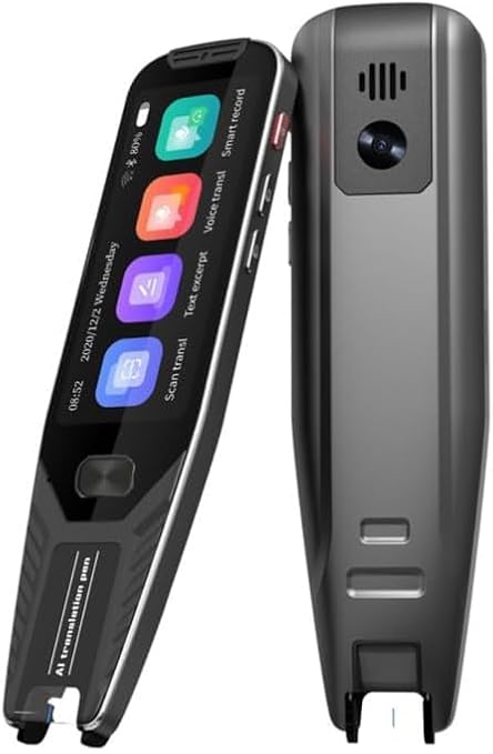 Smart Translation Pen - 3.5 Inch HD, 134 Languages Translator for Voice Text and Photo, Real Time Translation for Travel Business Learn, Support Offline Data, 8MP