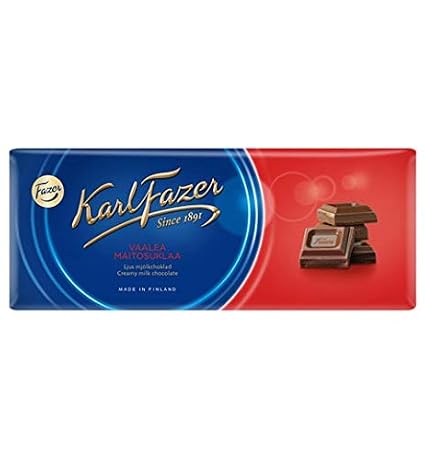 Fazer Karl Fazer Creamy milk Chocolate 4 bars of 200g