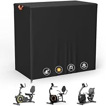 COSHNIBI Recumbent Exercise Bike Cover, Waterproof & Dustproof Cover for Recumbent Cross Trainer Stepper, Elliptical Exercise Machine Covers, 50"L x 27"W" x 47"H, All-Weather Indoor and Outdoor Use