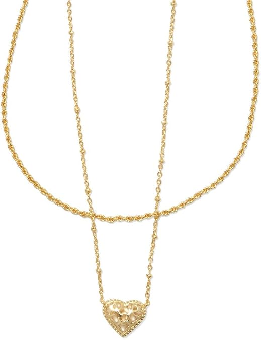 Kendra Scott Anna Filigree 14K Multi Strand Necklace