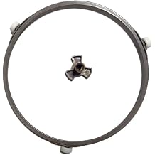 Replace Microwave Swivel,7" Microwave Tray Swivel Roller Support Ring,Y Type Glass Turntable Diameter of 9.65-10.63 Inches Glass Plates