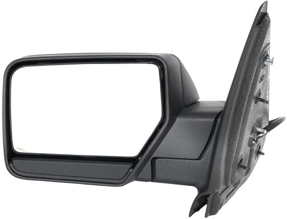 Power Mirror Fits Left Manual Folding Textured Black