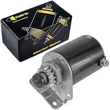 Caltric Starter Compatible With John Deere Tractor La100 La105 La110 La115 La125 / 14 Teeth Improved Steel Gear