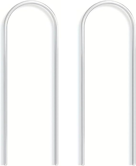 Transparent Acrylic U Shaped Plant Trellis for Indoor Vines Including Ivy Wisteria and Hoyas to Support Natural Growth Trajectories and Light Flow