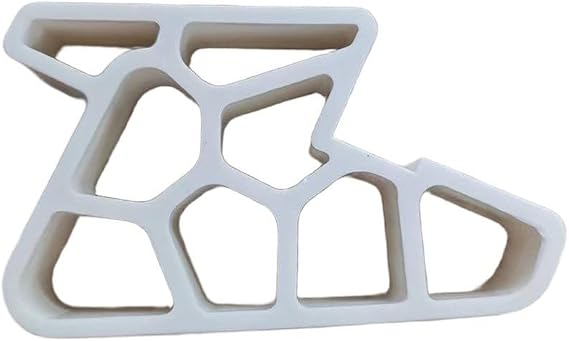 2 PCS Door Wedge Stopper, ABS Non-Slip Window Stopper for Sliding Doors - Heavy Duty Wear-Resistant Wedge Lock for Balcony for french Patio Doors, Indoor Office Door Movement Control (White)