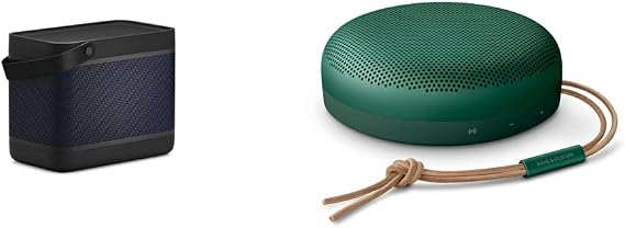 Bang & Olufsen Beolit 20 Powerful Portable Wireless Bluetooth Speaker (4th Gen) and Beosound A1 2nd Generation Wireless Portable Waterproof Bluetooth Speaker With Microphone