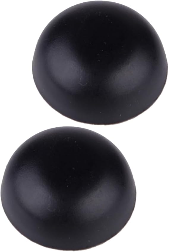 2pcs Black Front Windshield Wiper Arm Nut Cover Cap Compatible for BMW E46 E65 E66 E83 61618226006