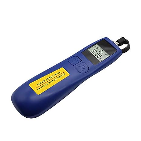 TL537 Optical Power Meter Fiber Light Meter -70~+10 dBm with 6 Calibrated Wavelengths, FC/SC/ST Universal Interface, 68g Lightweight Fiber Optic Tester for FTTH Splicing & Maintenance