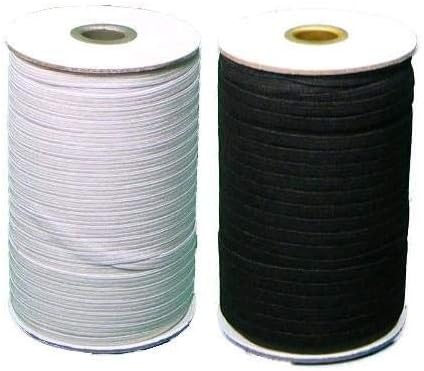 GoldStar Tool Full Spool Knitted Elastic - Elastic Cord for Stitching, DIY-Crafts | Stitching & Sewing Supplies (Black, 1-1/2" x 50 Yards)