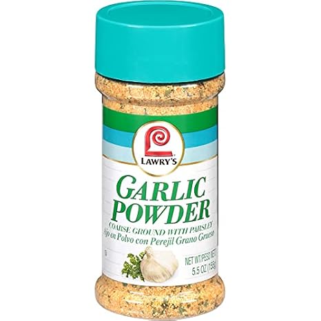 Lawrys Coarse Ground with Parsley Garlic Powder, 5.5 oz