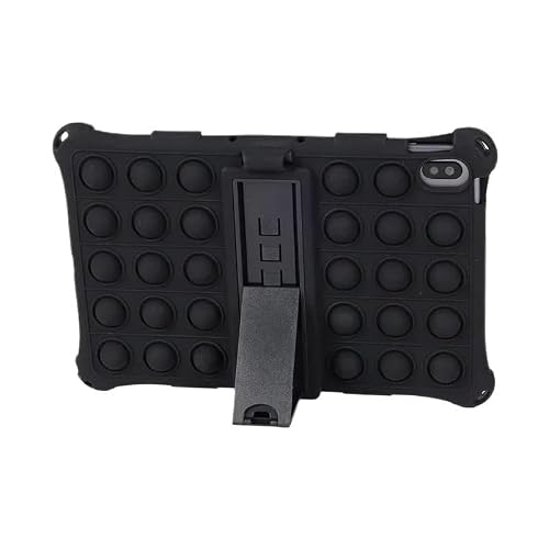 Soft Silicon Tablet Stand Cover Case Suitable for Nokia T20 10.4 inch 2021 TA-1392 Tablet CaseBlack
