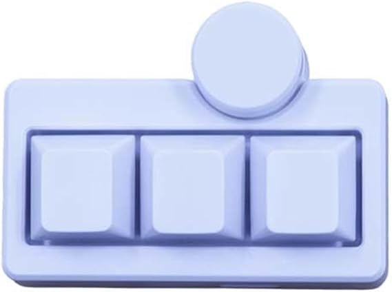 3-Key Mini Programmable Macro Keypad Mechanical Gaming Keyboard
