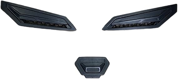 K1 Helmet Top Vent for AGV K1 S, Air Ventilation Airflow Replacement Parts, Motorcycle Helmet Accessories, One Size (Matte Black)
