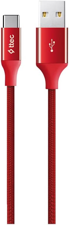 ttec AlumiCable Type-C 120cm Charging Cable - Red (2DK18K)