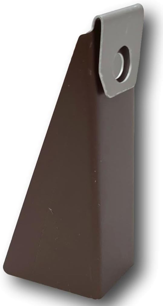 K-TEC Aluminum Gutter Wedge for 5 Inch K-Style Gutters- Use to Level Your Rain Gutters When Fascia is at an Angle. For use with 312 Through 512 Roof Pitch Brown, 25 pack