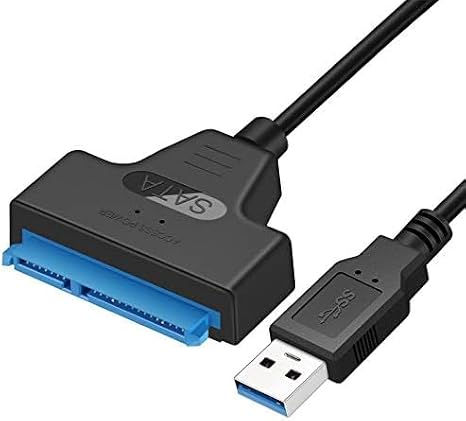 Hannah USB 3.0 - SATA Dönüştürücü Kablo, 2.5 İnç HDD/SSD Taşınabilir Hard Disk Okuyucu Adaptör