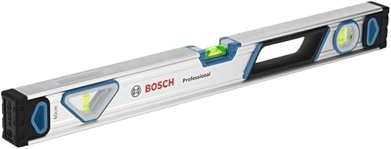 Bosch Professional Water scale 60 cm, readable all around, aluminum body, sturdy end caps, in blister
