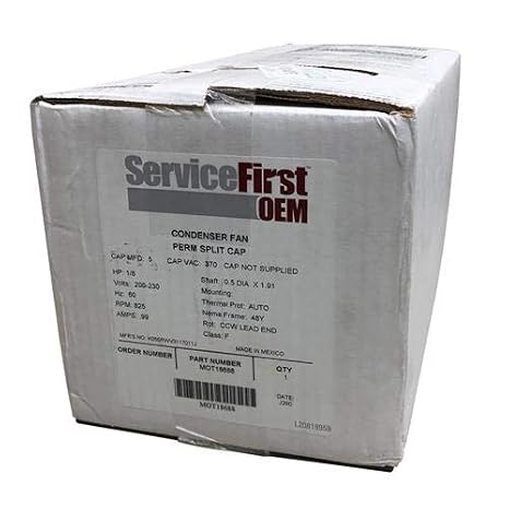 MOT-18688 - Condenser Fan Motor 200-230v 1/8 HP Replaces MOT10514