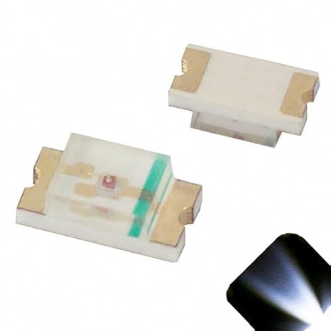 1206/3216 SMD Cool White LED - PCB Design, Pick and Place (Pack of 20)