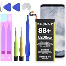 SHENMZ Galaxy S8 Plus Battery,2026 New Upgraded 5200mAh 3.85V Li-Polymer Battery for Samsung Galaxy S8 Plus SM-G955 G955V G955A G955T G955P G955R4 G955F with Remove Repair Tool Kit
