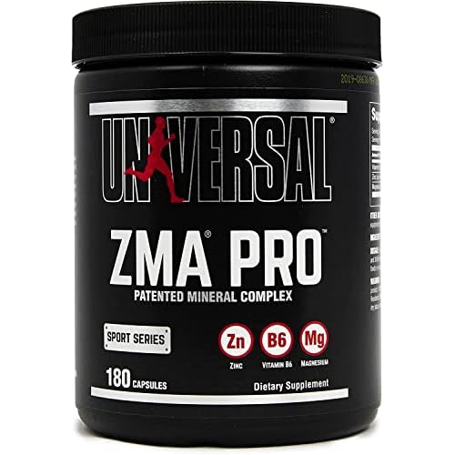 Universal Nutrition ZMA Pro Supplement - Zinc, Magnesium, Vitamin B6 - Nighttime Recovery Aid for Better Sleep
