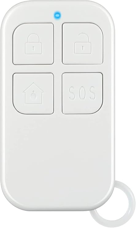 Wireless Remote Control working with YISEELE Wifi Alarm System (YX-700), White