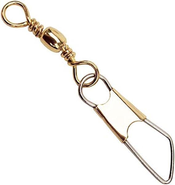 Eagle Claws Brass Barrel Swivels w/Snap - Size 3