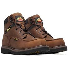 Thorogood Jobsite Series 6" Waterproof Moc Toe Composite Safety Toe Men's Durable Work Boots for Tough Outdoor Jobs