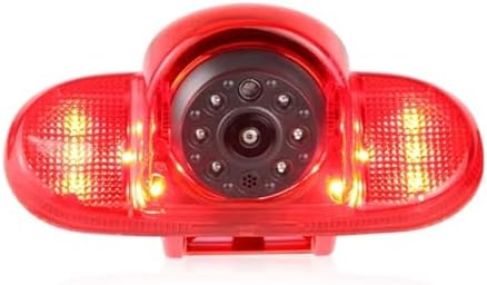 CCD AHD 1080P Car Rear View Camera Reverse Backup Parking LED Brake Light Cam,Compatible With Opel Vivaro,Compatible With Renault Trafic 2001-2014 VanCVBS add 10m AV