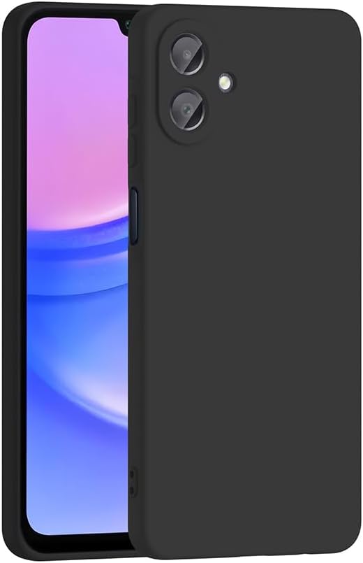 Coverzone Samsung Galaxy A07 İle Uyumlu Kılıf Z-Mara Lansman Vieri Tam Koruma Arka Kapak Kamera Koruma Çıkıntılı Pürüzsüz Yüzey Siyah