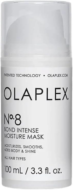Olaplex No:8 Bond Intense Moisture Mask, 100 ml, Saç Maskesi Çiçekli Beyaz