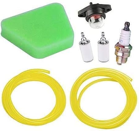 Air Fuel Filter Primer Bulb Fuel Line Spark Plug for Poulan Craftsman Chainsaw Replaces 530037793 530095646 530071835 188-513-1