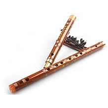 OrientalMusicSanctuary Bitter Bamboo Dizi Flute for Beginners - Dizi flute chinese shinobe (Key of C)