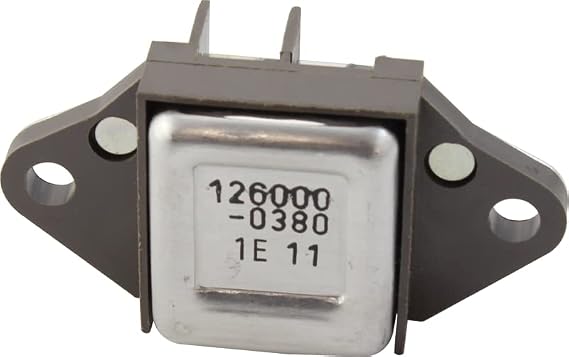 New 24 Volt Genuine OEM Nippondenso Regulator 126000-0380 24V Compatible with Caterpillar Ag & Industrial Equipment with Cat Engines 3116 3204 3208 3304 3306 3406 3408 3412 3512 3516 1983-2000