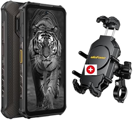 Ulefone Armor X16 Rugged Cell Phone (Wasteland Shadow) + Armor Mount Pro(AM02) for Bicycle, Motorcycle, Scooter