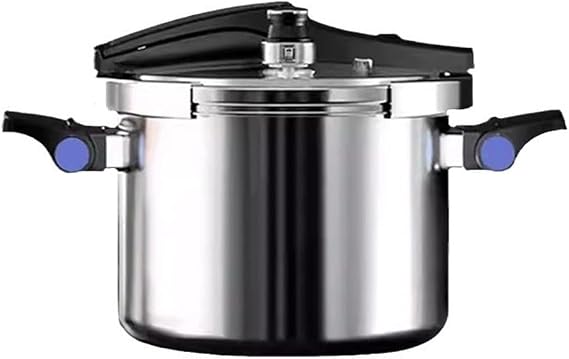 Explosion-Proof Pressure Cooker 304 Stainless Steel, One hand locking, Autocuiseur for Gas Induction Electric Ceramic, Pressure Canner Commercial Home Use,A,5.3Qt/5L