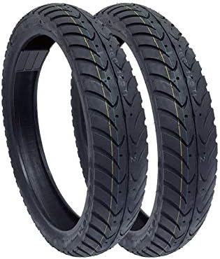 MMG SET OF TWO Motorcycle Tubeless Tire Size 90/80-16 Street Performance Tread